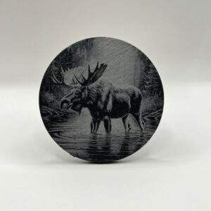 Elg - Skifer Glassbrikker 4pk.