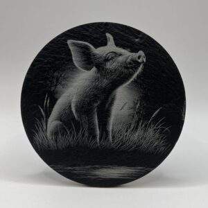 Grisunge - Skifer Glassbrikker 4pk.