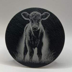 Kalv - Skifer Glassbrikker 4pk.